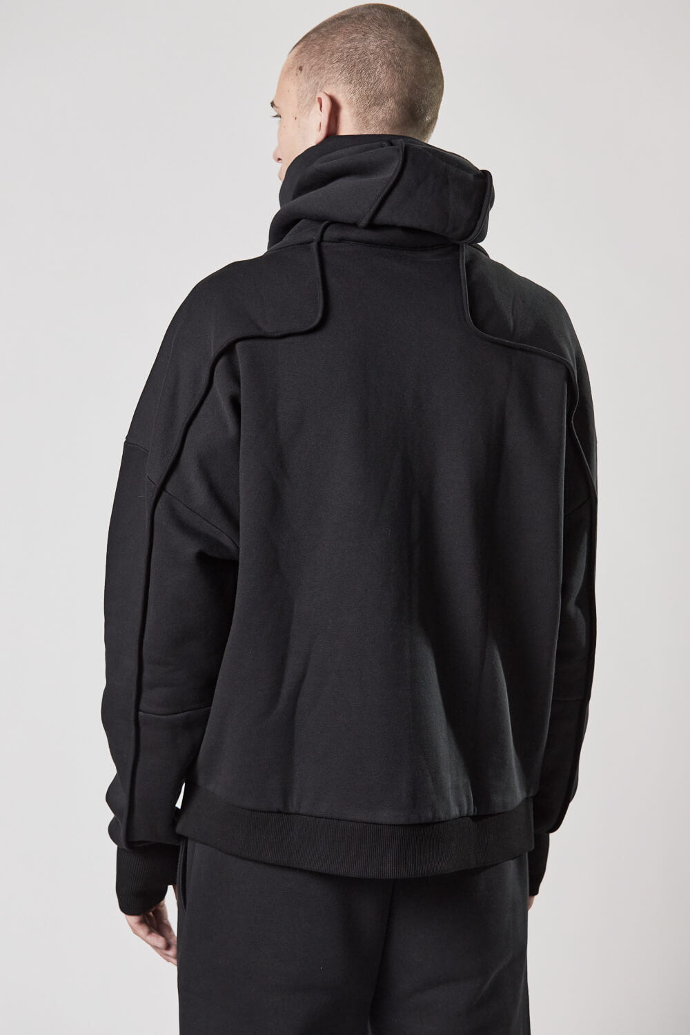 M SJ 645 Hooded Zip Jacket Black