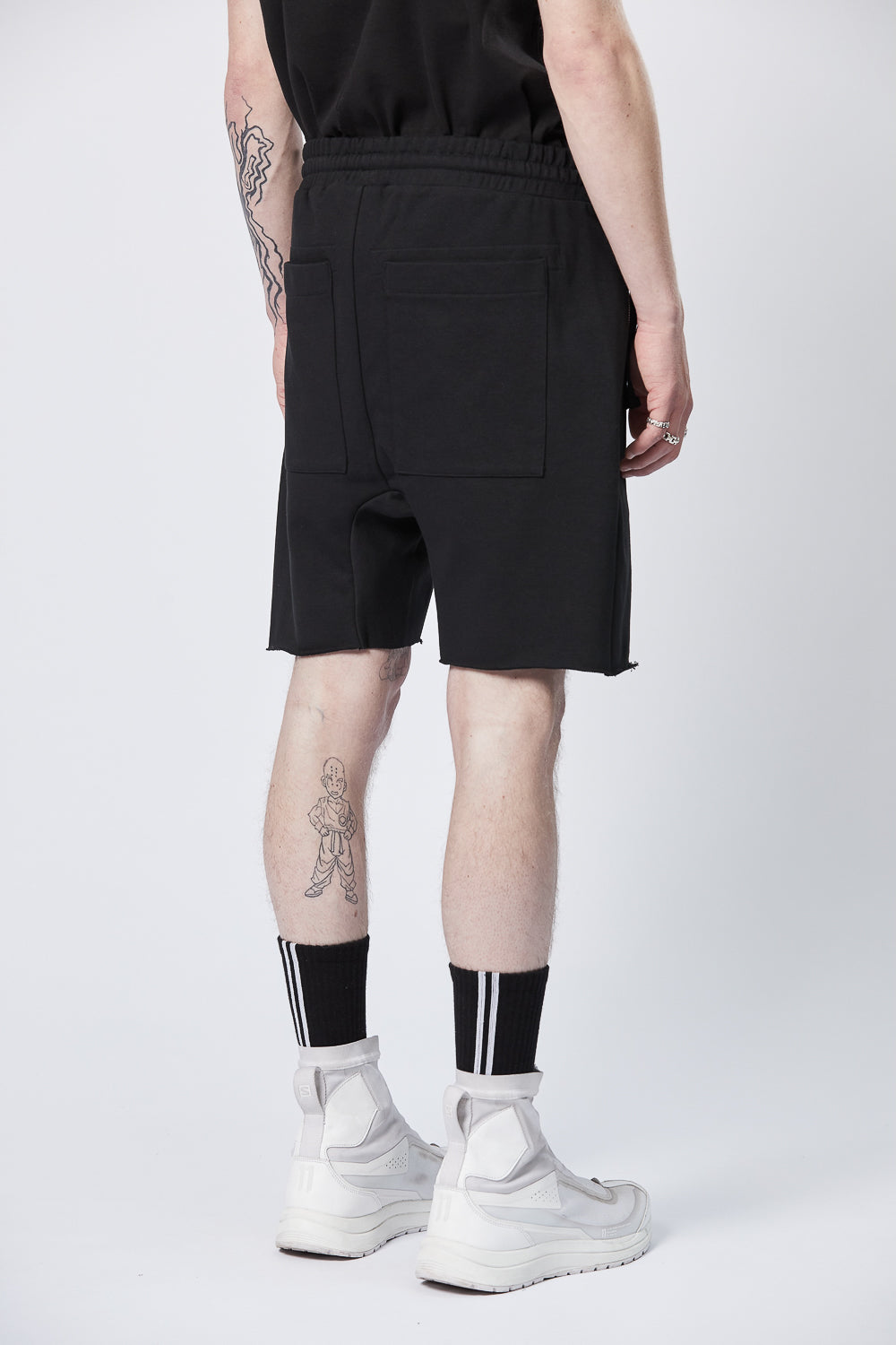 M ST 420 Cotton Sweat Shorts Black