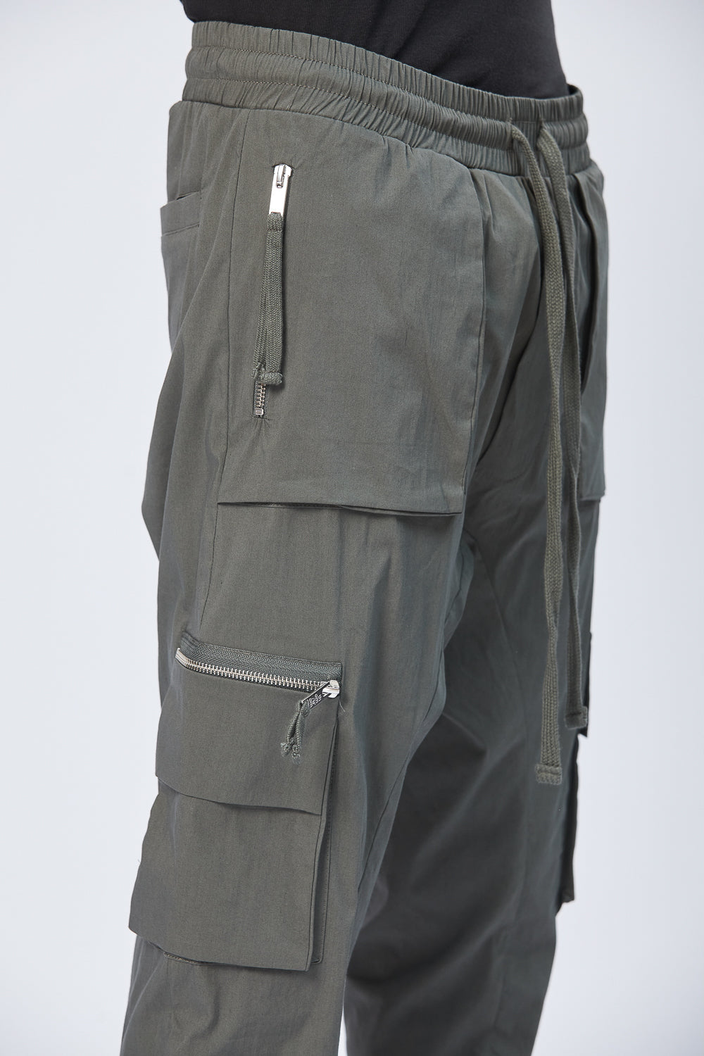 M ST 442 Lightweight Cotton Cargo Pants Green