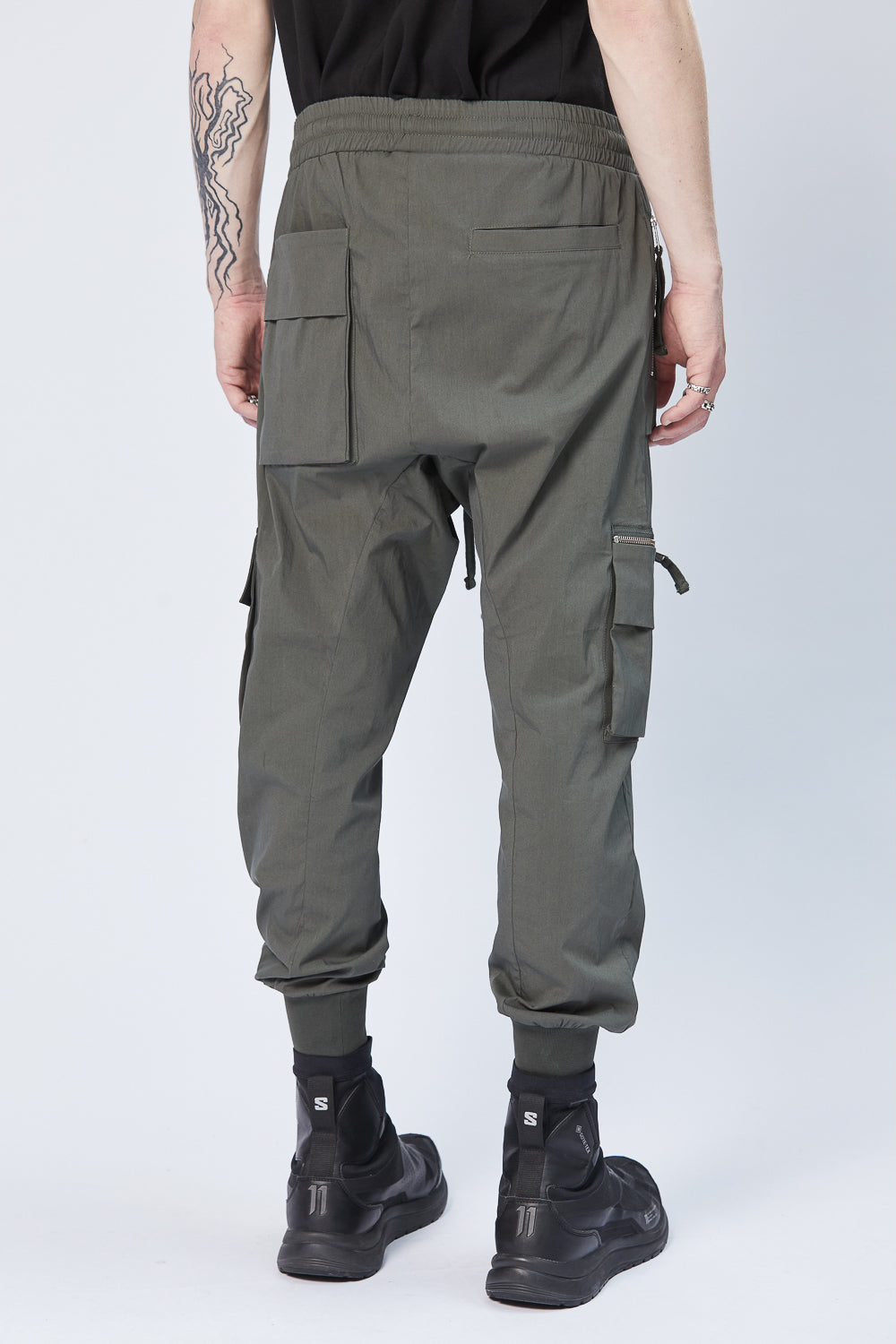 M ST 442 Lightweight Cotton Cargo Pants Green