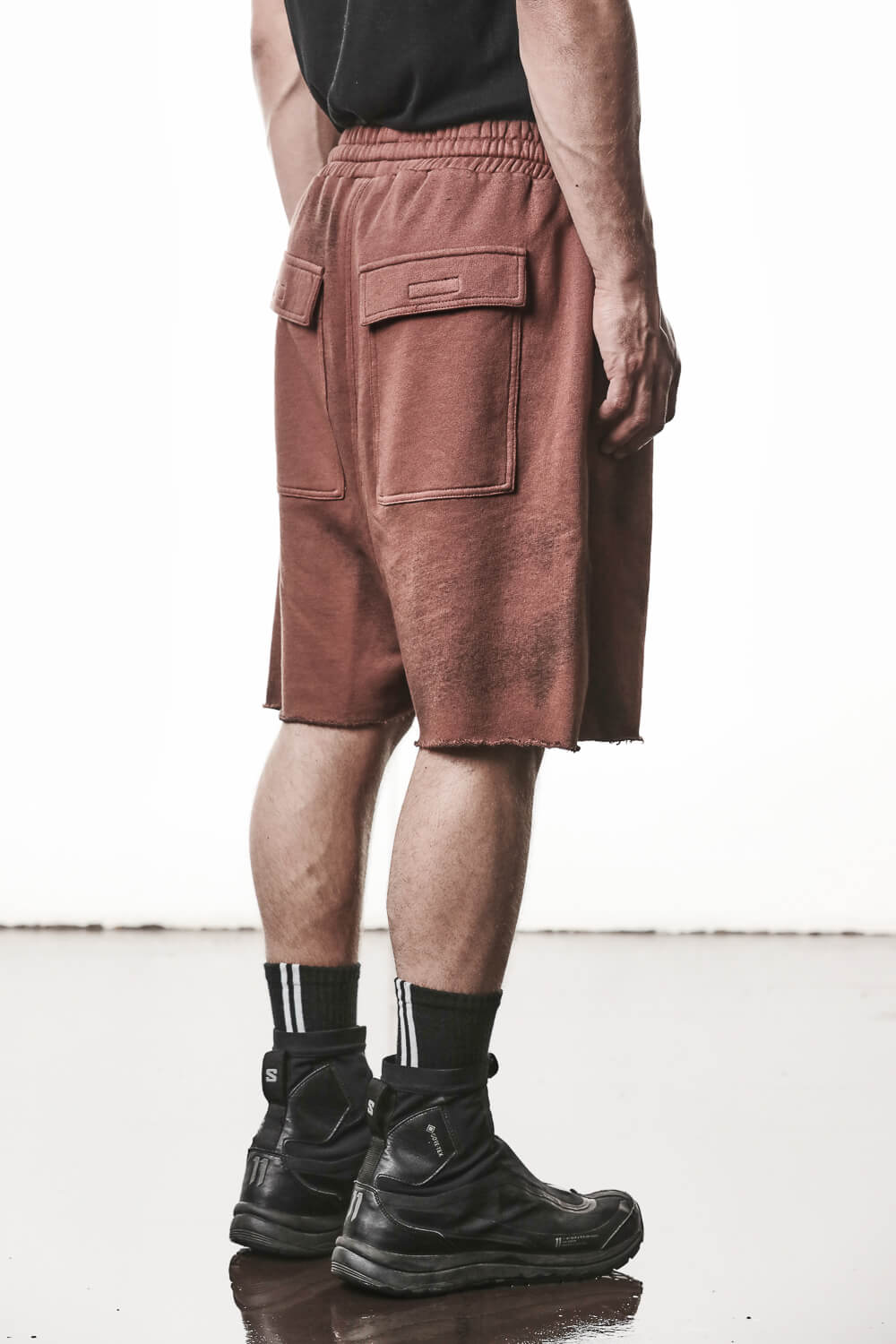 M ST 519 Cotton Cargo Shorts Terracotta