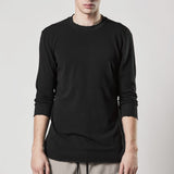 M TS 796 3/4 Sleeve T-Shirt Black