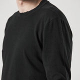 M TS 796 3/4 Sleeve T-Shirt Black