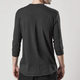 M TS 796 3/4 Sleeve T-Shirt Grey