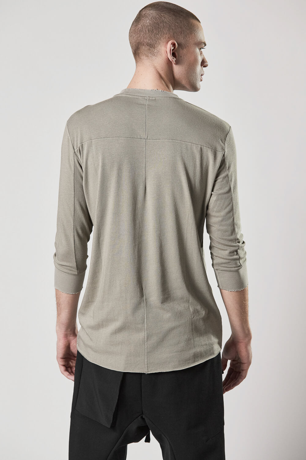 M TS 796 3/4 Sleeve T-Shirt Sand