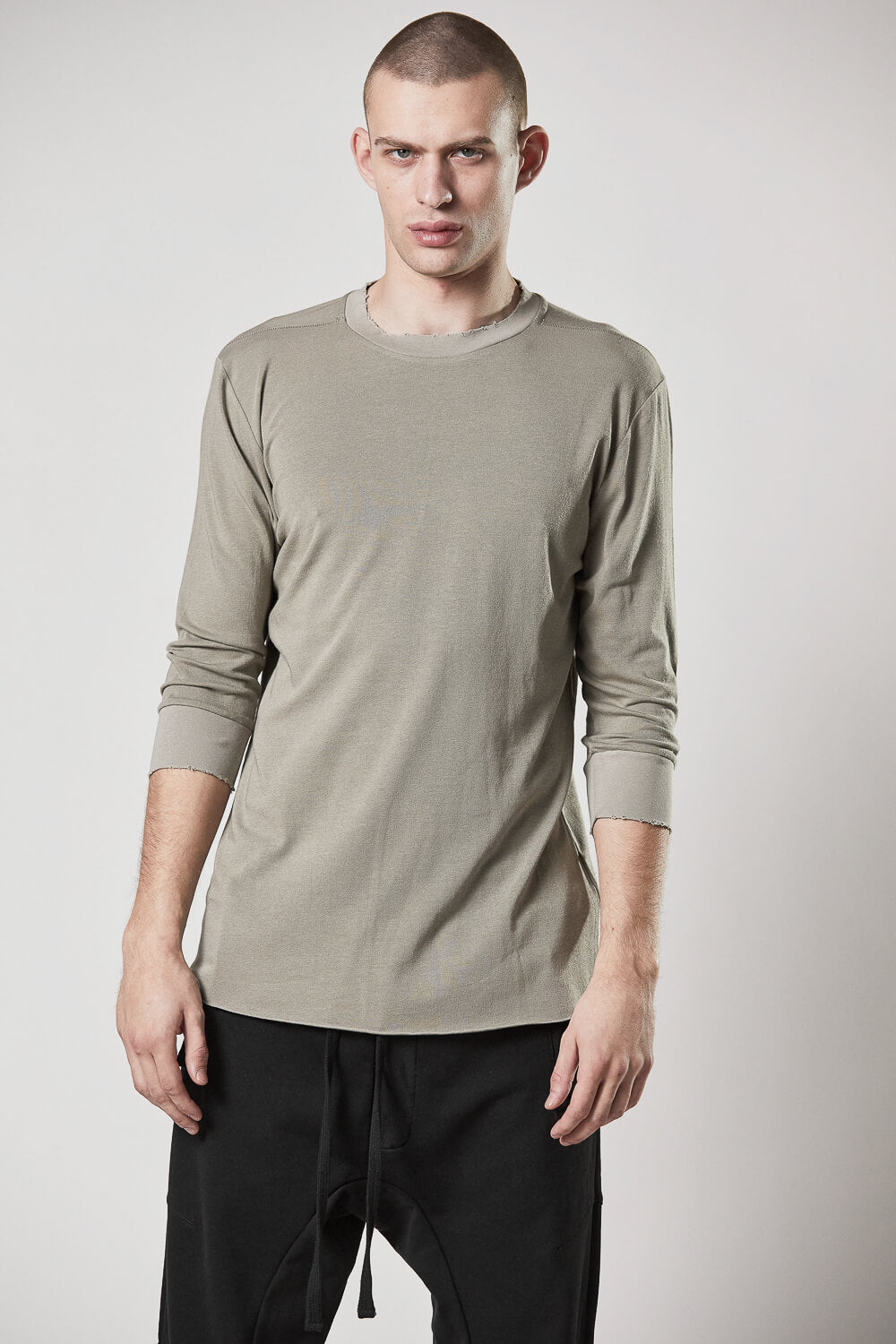 M TS 796 3/4 Sleeve T-Shirt Sand