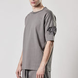 M TS 800 Sleeve Detail T-Shirt Ash Grey