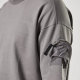 M TS 800 Sleeve Detail T-Shirt Ash Grey