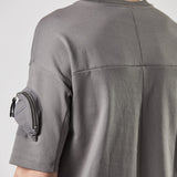 M TS 800 Sleeve Detail T-Shirt Ash Grey