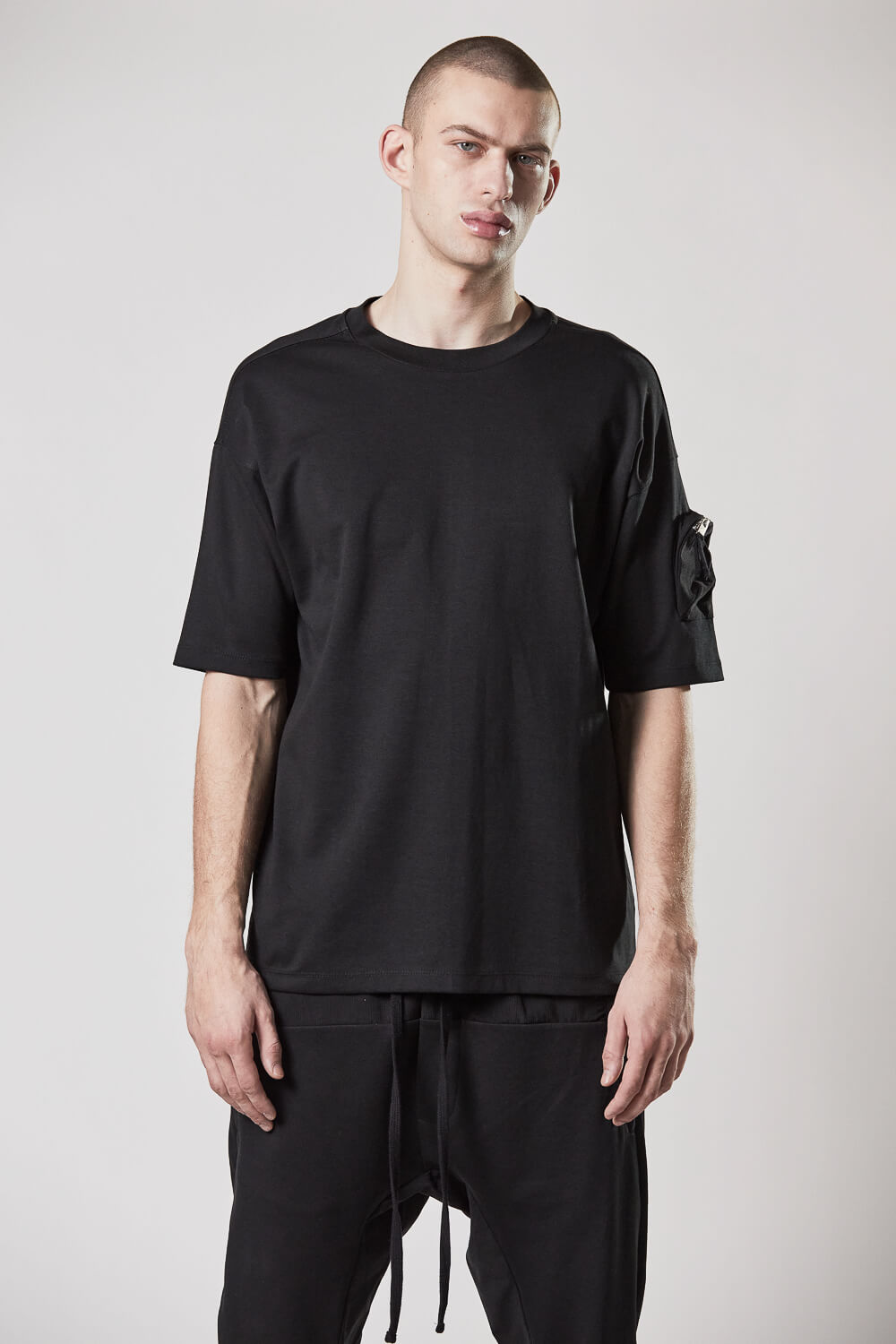 M TS 800 Sleeve Detail T-Shirt Black