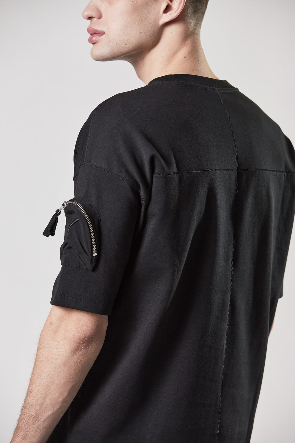 M TS 800 Sleeve Detail T-Shirt Black