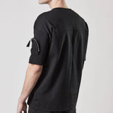 M TS 800 Sleeve Detail T-Shirt Black