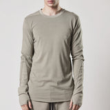 M TS 808 Slim Fit L/S T-Shirt Sand