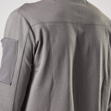 M TS 816 L/S Detail Shirt Ash Grey