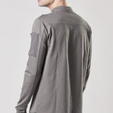 M TS 816 L/S Detail Shirt Ash Grey