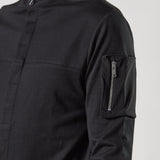 M TS 816 L/S Detail Shirt Black