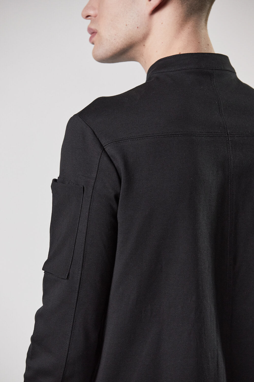 M TS 816 L/S Detail Shirt Black