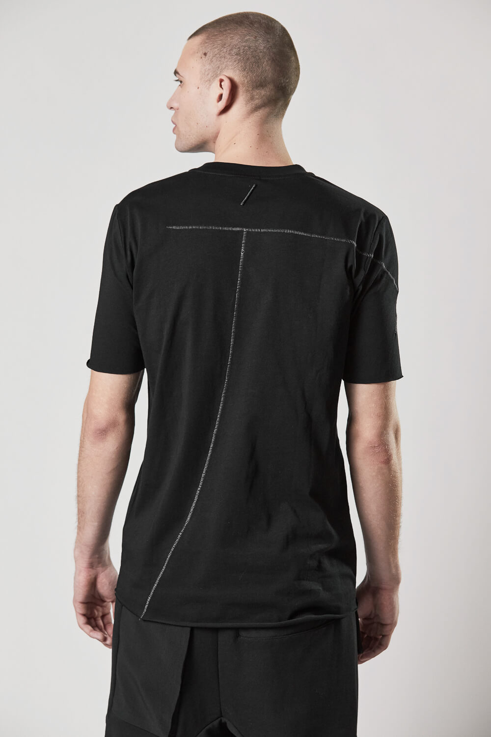 M TS 818 Round Neck T-Shirt Black