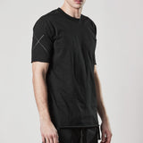 M TS 818 Round Neck T-Shirt Black