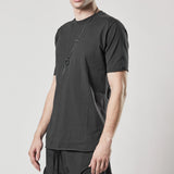 M TS 818 Round Neck T-Shirt Grey