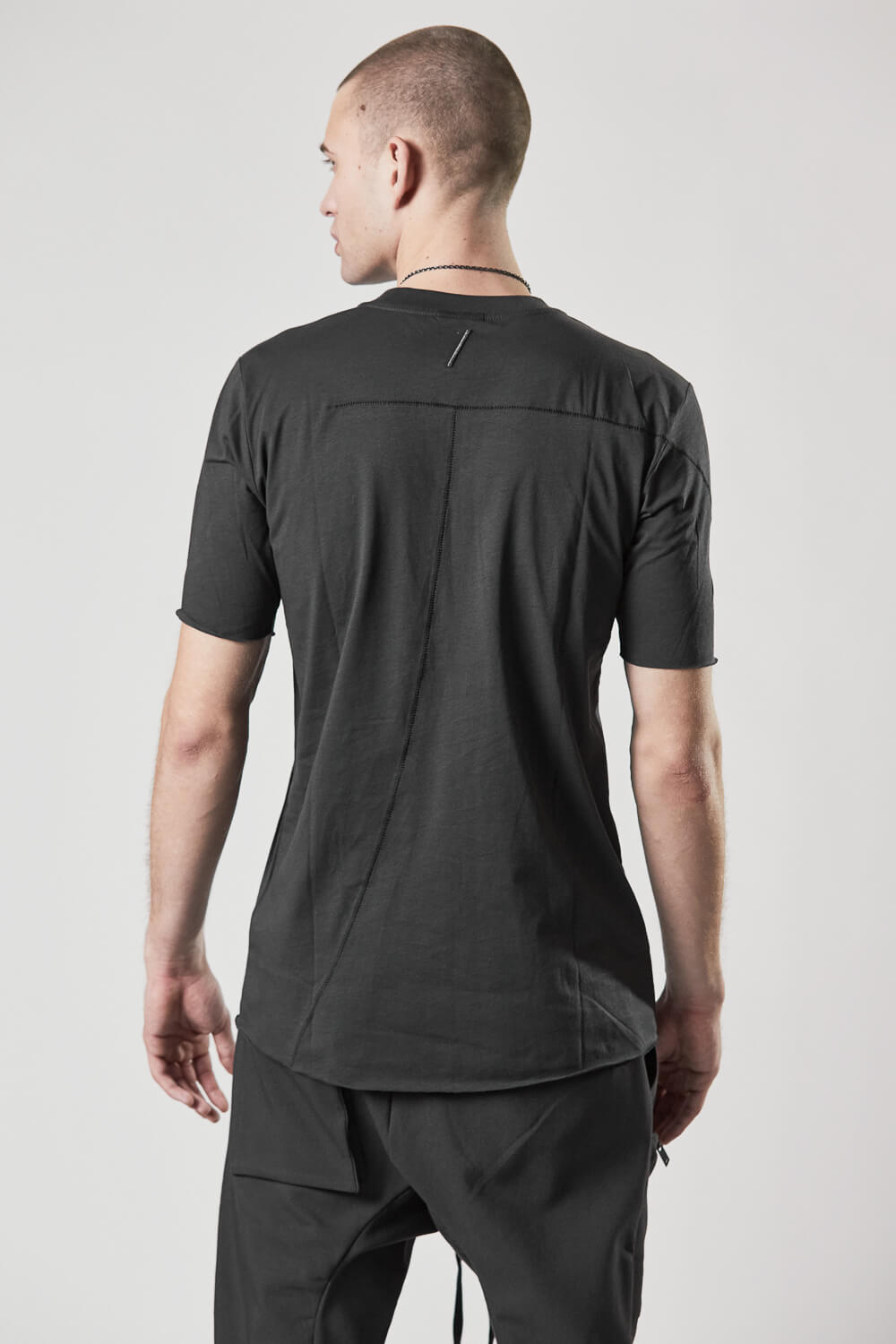 M TS 818 Round Neck T-Shirt Grey