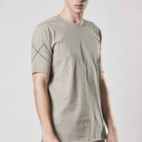 M TS 818 Round Neck T-Shirt Sand