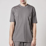 M TS 825 Relaxed Fit Round Neck T-Shirt Ash Grey