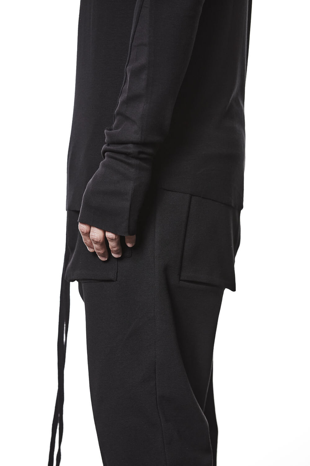 M TS 889 Slim Fit L/S T-Shirt Black