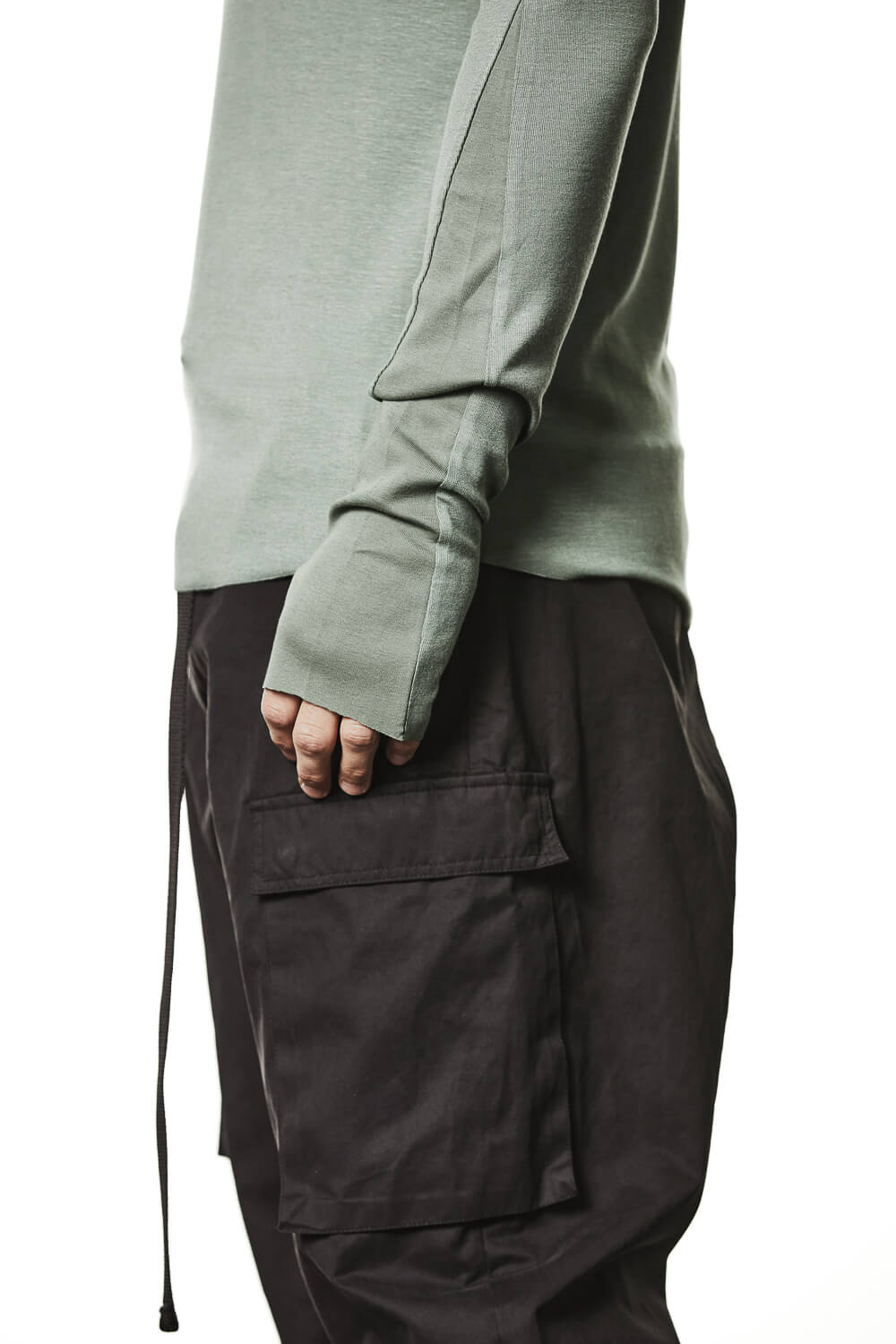 M TS 889 Slim Fit L/S T-Shirt Green