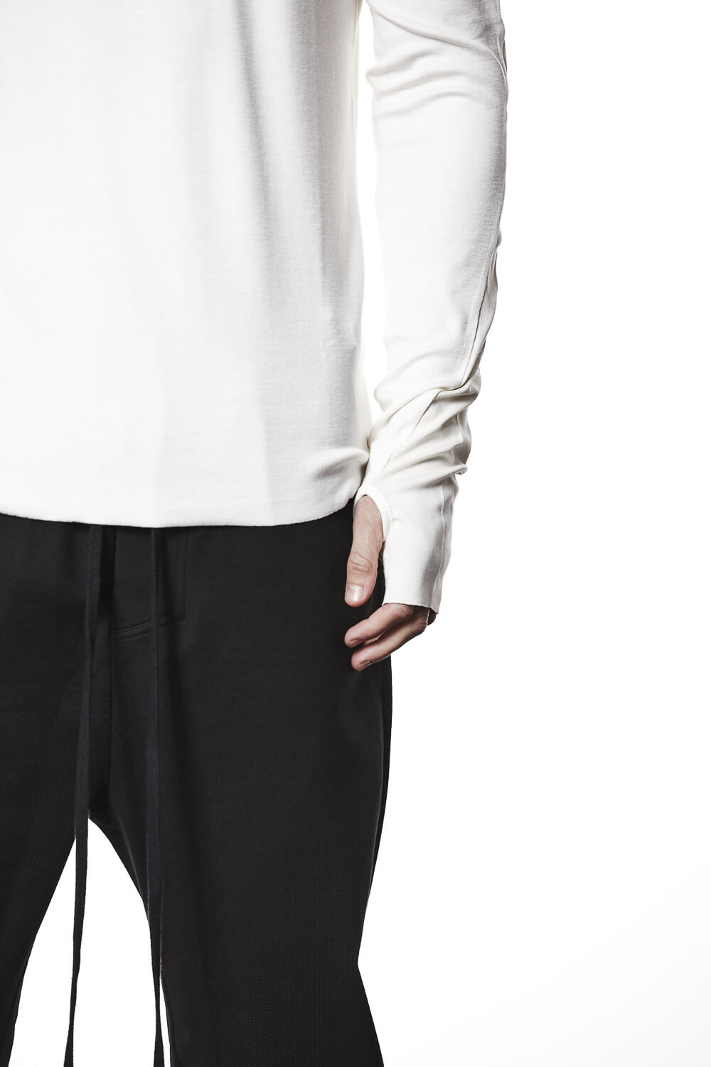 M TS 889 Slim Fit L/S T-Shirt Off White