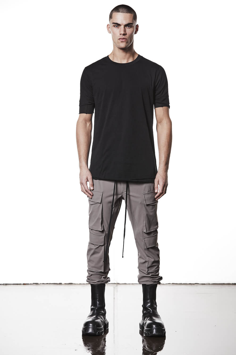 M TS 892 Double Layer T-Shirt Black