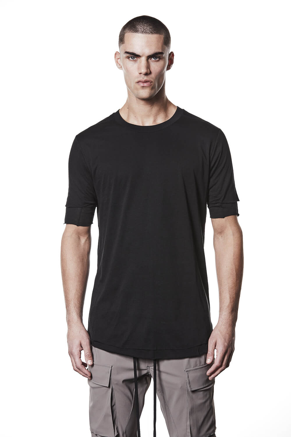 M TS 892 Double Layer T-Shirt Black