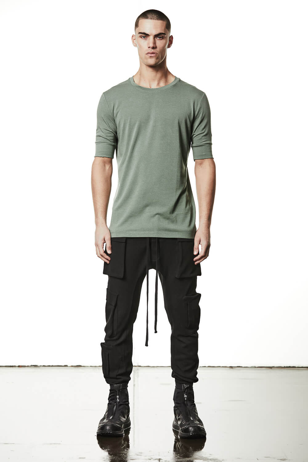 M TS 903 Round Neck T-Shirt Green