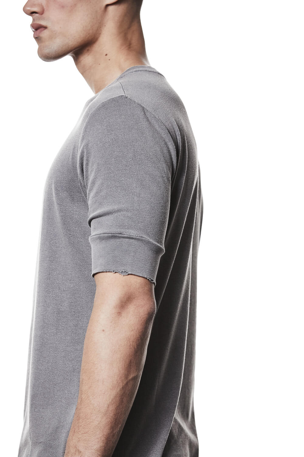 M TS 903 Round Neck T-Shirt Grey