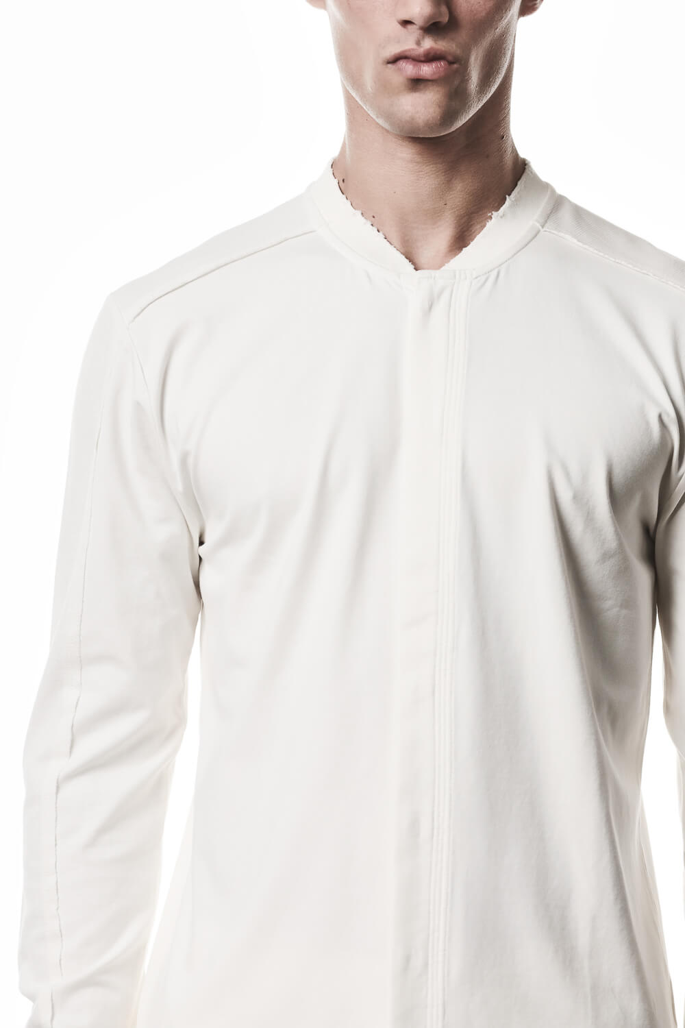 M TS 911 Ribbed Collar Shirt Cream