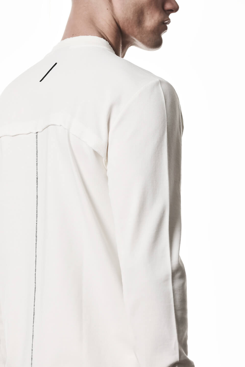 M TS 911 Ribbed Collar Shirt Cream