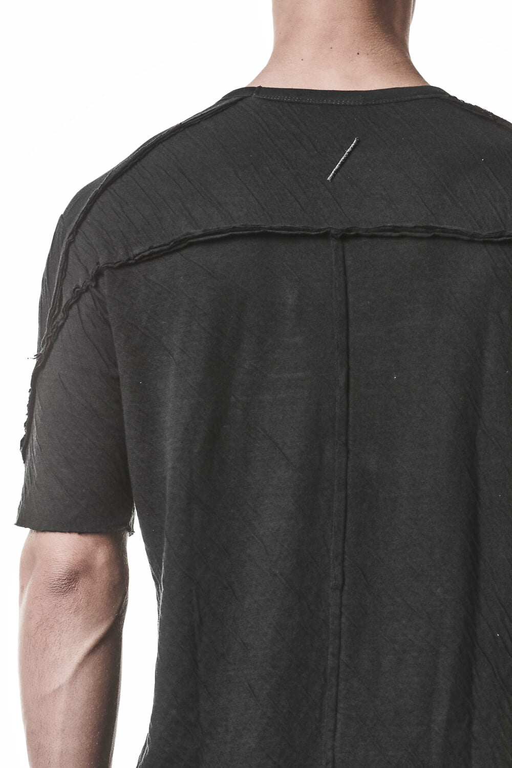 M TS 921 Wrinkle Effect T-Shirt Black