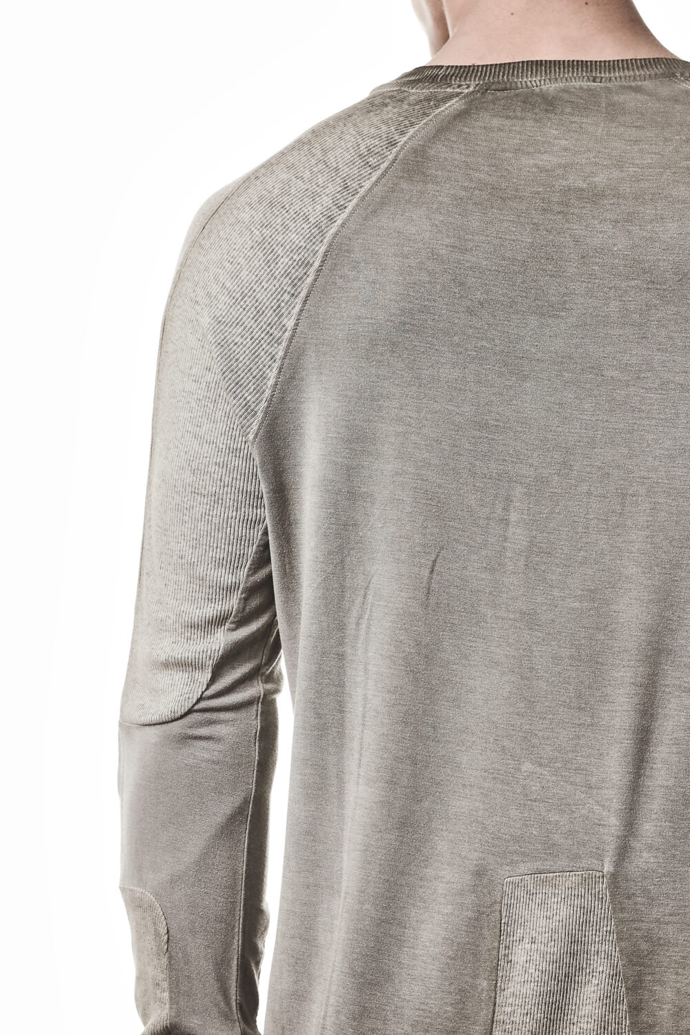 M TS 941 Raglan Details L/S T-Shirt Light Olive