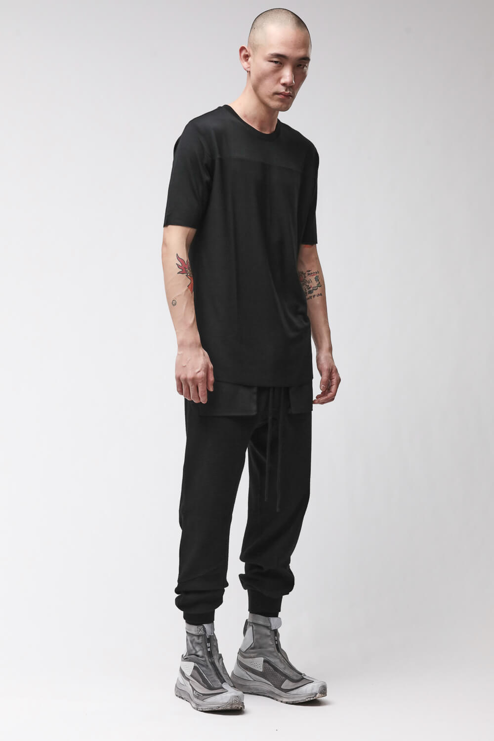 M TS 973 Round Neck T-Shirt Black