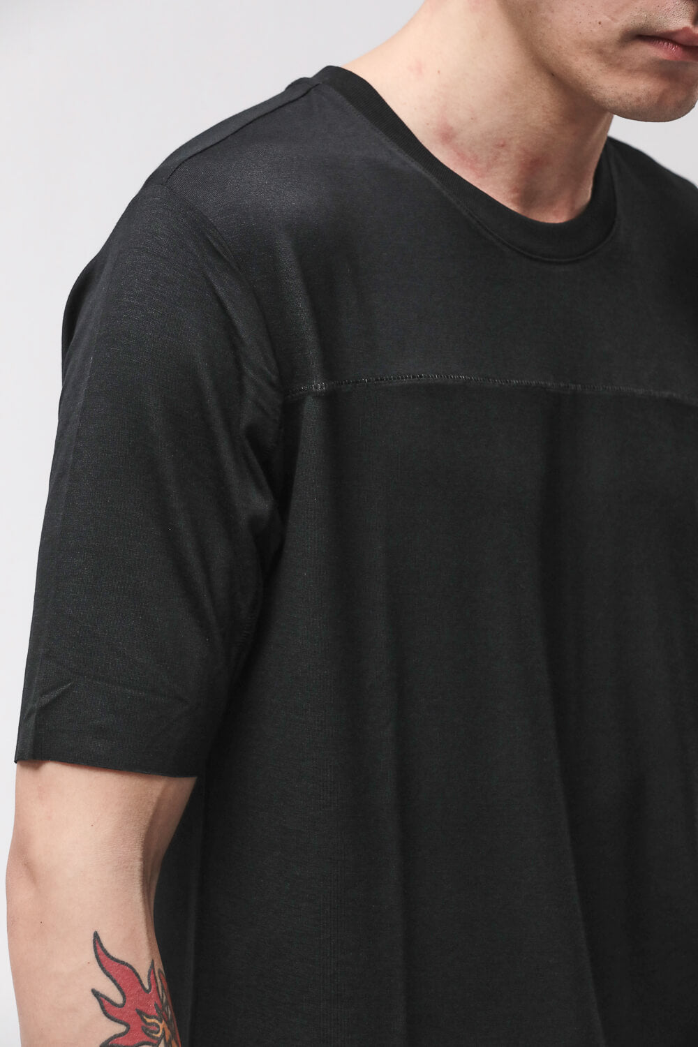 M TS 973 Round Neck T-Shirt Black