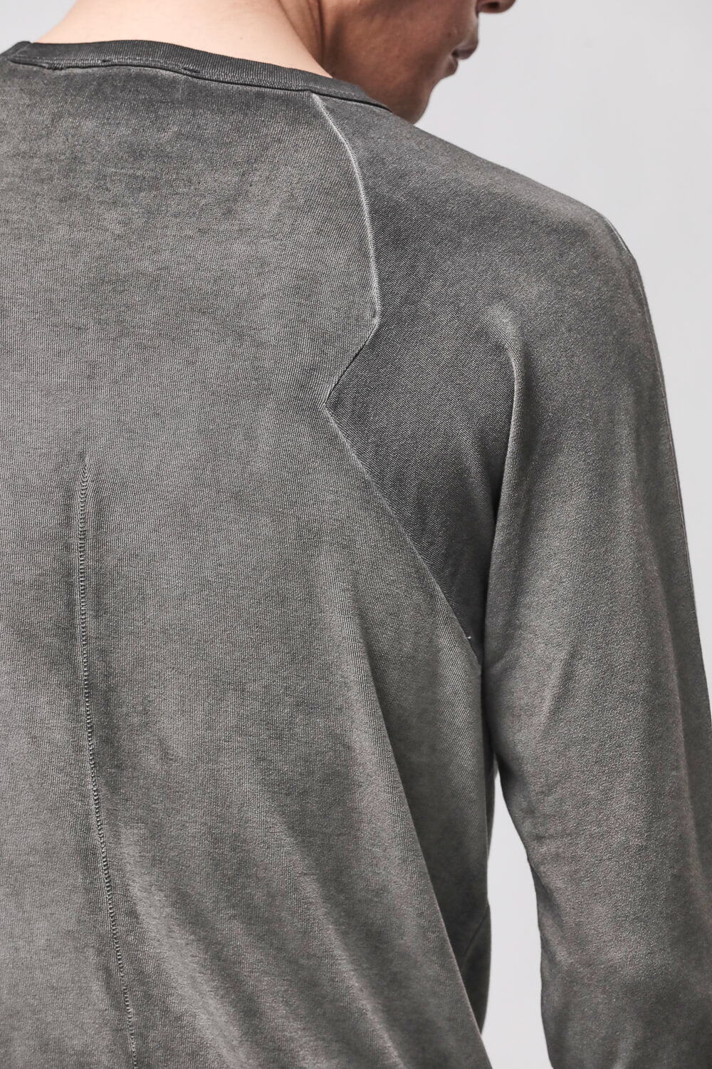 M TS 978 Round Neck 3/4 Sleeve T-Shirt Grey