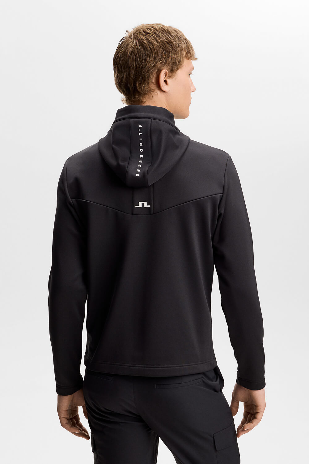 Maclean Zip Up Hood Jacktet Black