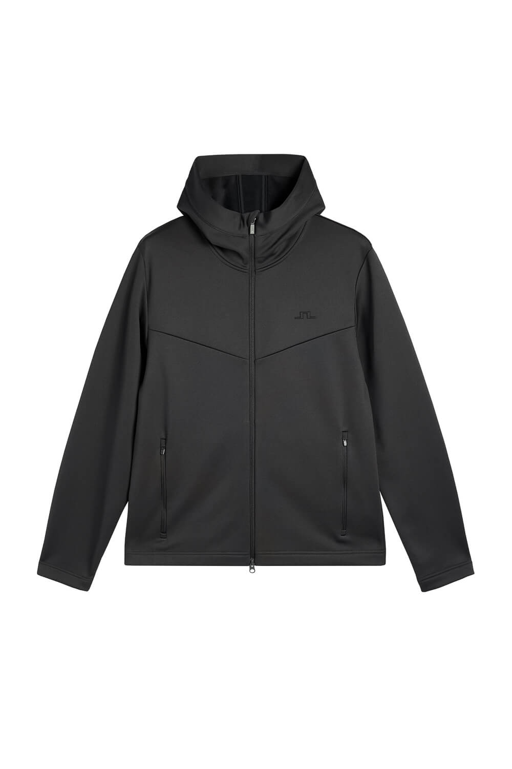 Maclean Zip Up Hood Jacktet Black
