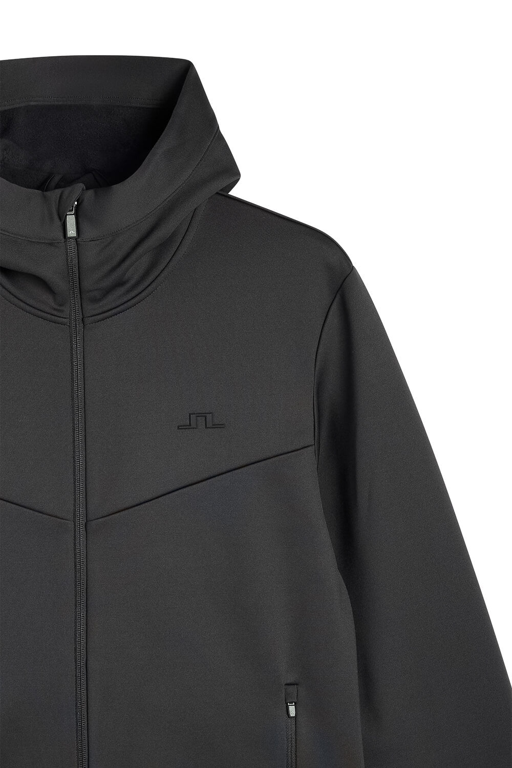 Maclean Zip Up Hood Jacktet Black