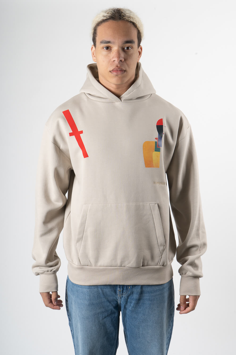 Malevich Hoodie Beige