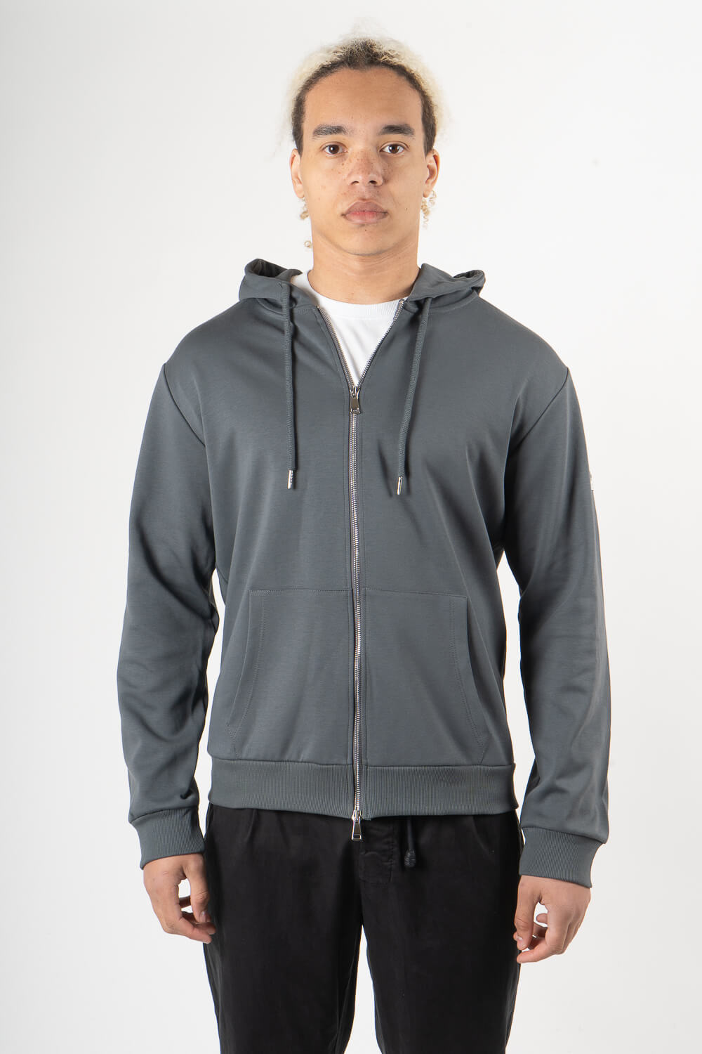 Maradona Hologram Effect Hoodie Grey