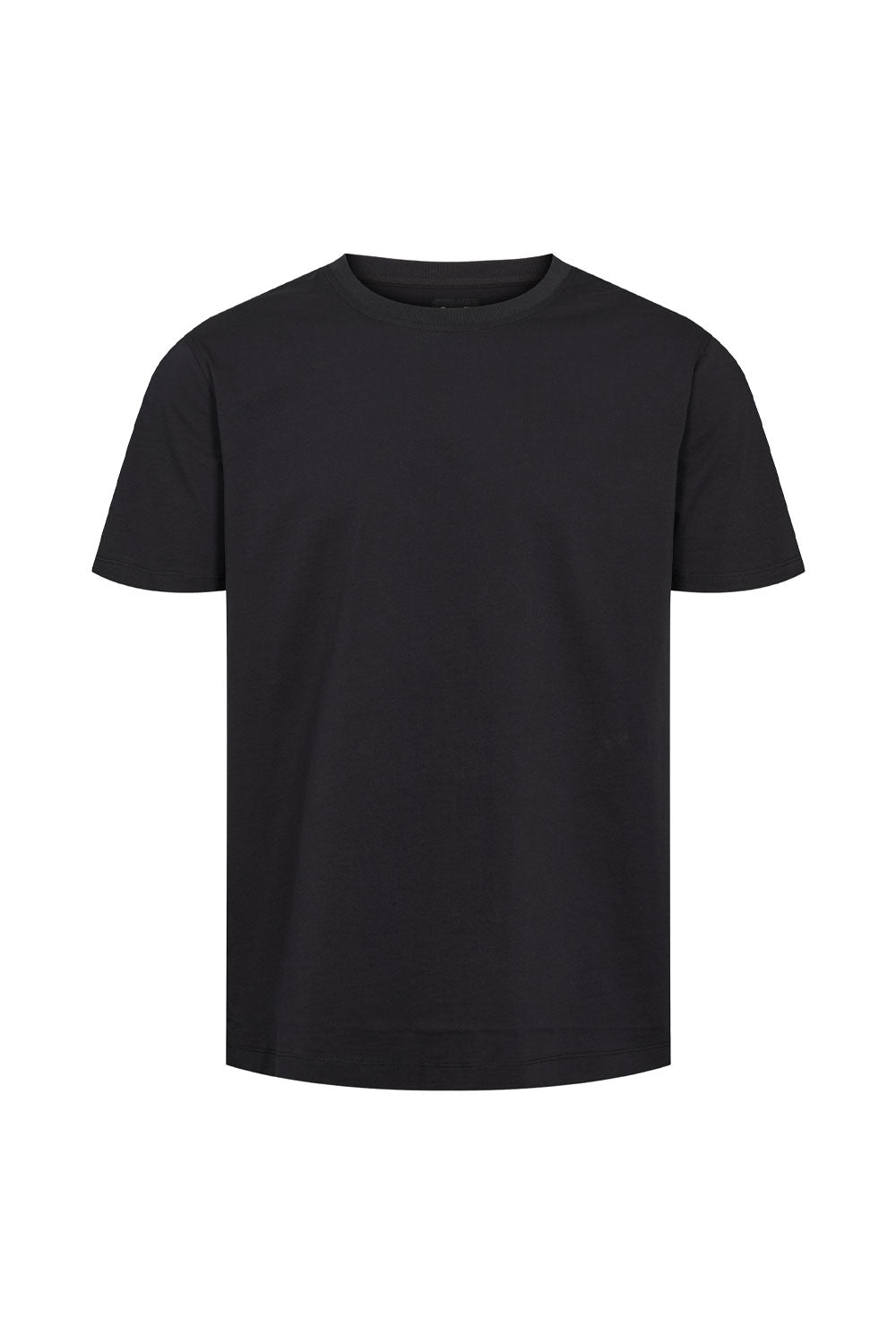 Mercerised Cotton T-Shirt Black