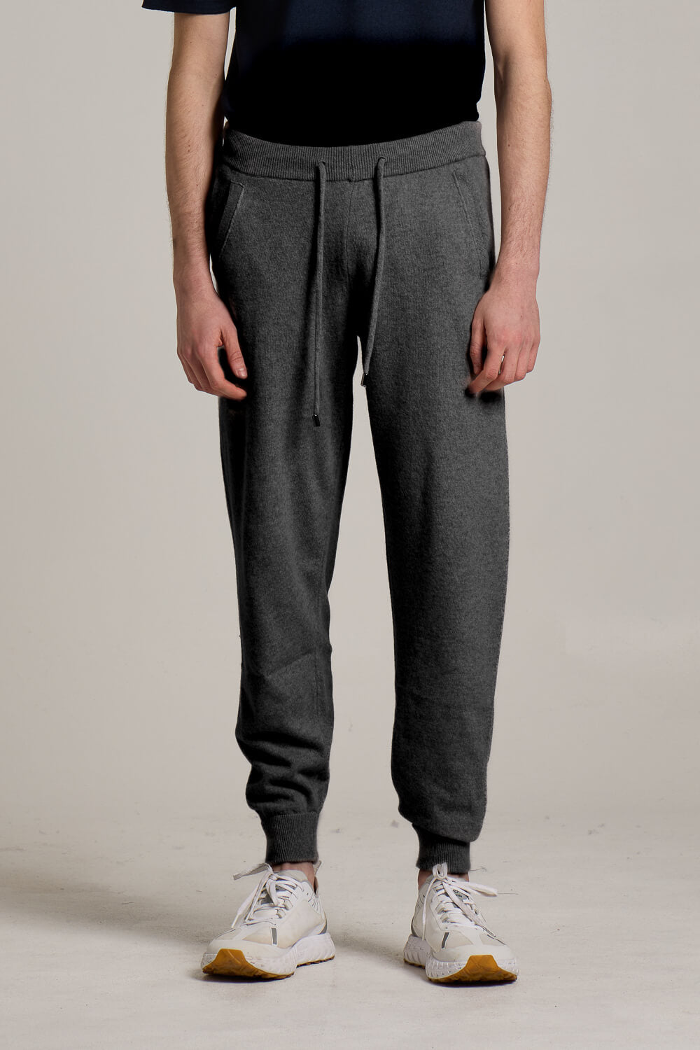 Merino Wool Ultra Fine Sweatpants Charcoal Grey