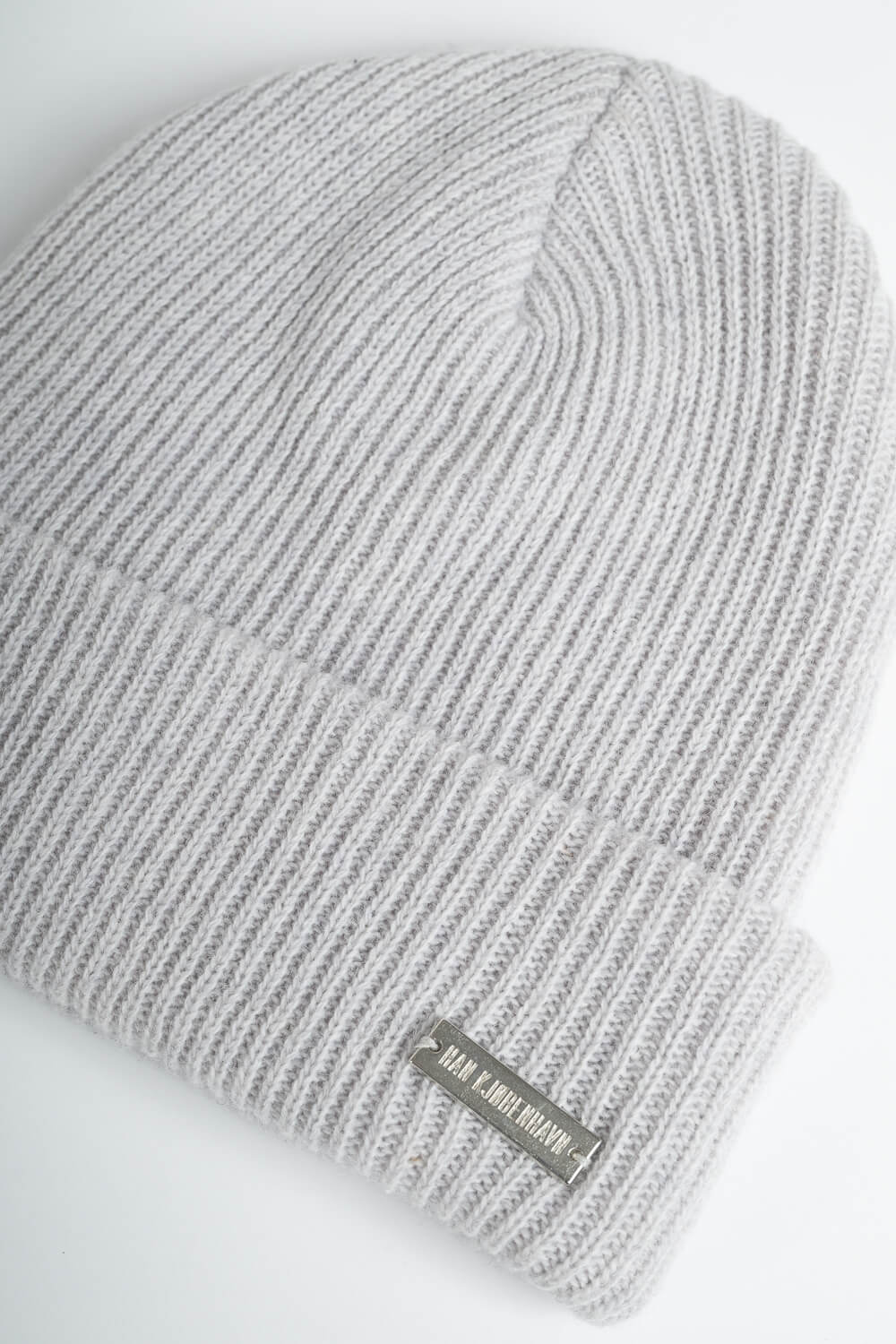 Metal Logo Han Beanie Grey