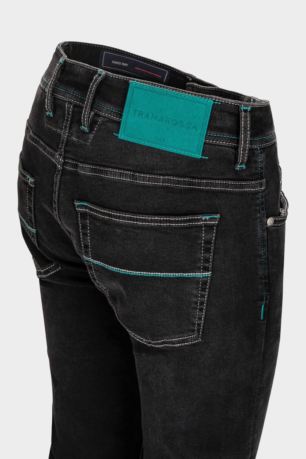 Michelangelo D536 Jean Washed Black/Turquoise